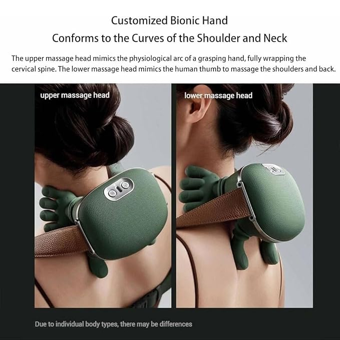 Wireless Portable Shiatsu Neck and Back Massager