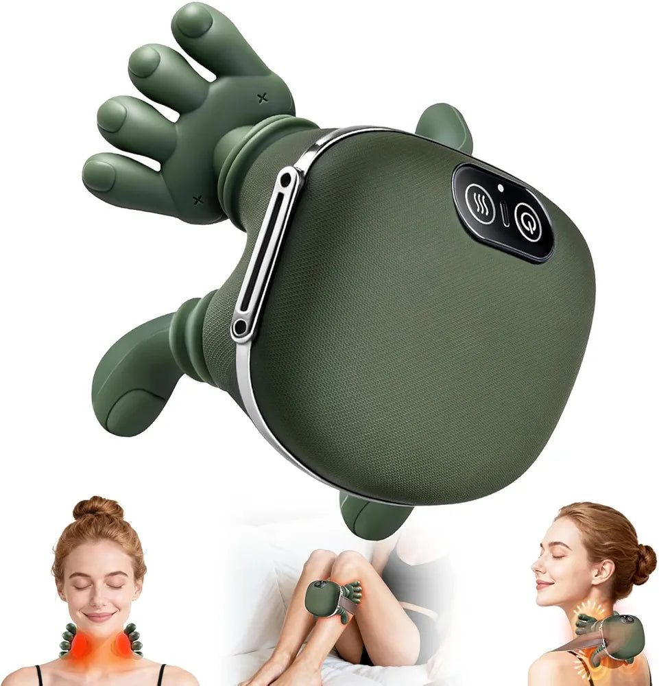 Wireless Portable Shiatsu Neck and Back Massager